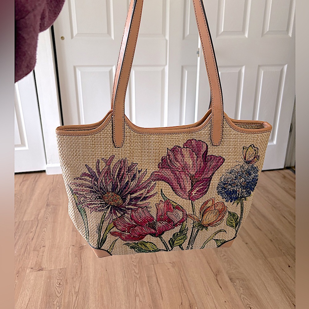 Brighton Naya Mother's Day Floral Canvas Tote Bag